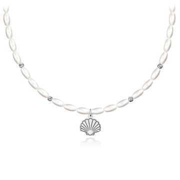 Colier Summer Pearls cu Perle Mallorca și Argint 925