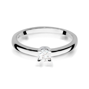 Inel Aur 14K cu Diamant de Laborator 0.25 ct - Img 10