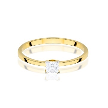Inel Aur 14K cu Diamant de Laborator 0.30 ct - Img 2