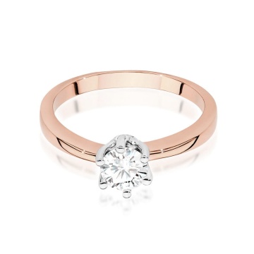 Inel Aur 14K cu Diamant de Laborator 0.50 ct - Img 6
