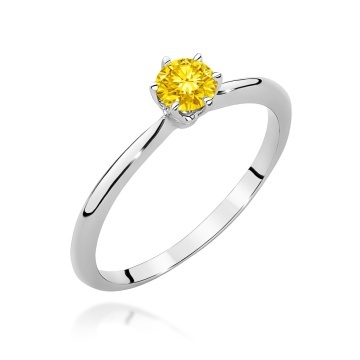 Inel Aur 14K cu Diamant de Laborator 0.50 ct - Img 9