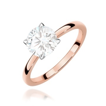 Inel Aur 14K cu Diamant de Laborator 1.00 ct - Img 4