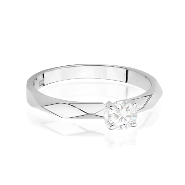 Inel Aur 14K cu Diamant Natural 0.25 ct - Img 10