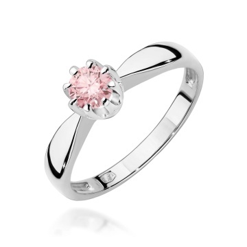 Inel Aur 14K cu Diamant Roz de Laborator 0.30 ct - Img 9