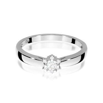 Inel Aur 14K cu Diamante de Laborator 0.15 ct - Img 11