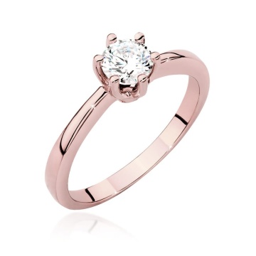 Inel Aur 14K cu Diamante de Laborator 0.50 ct - Img 4