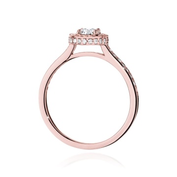 Inel Aur 14K cu Diamante de Laborator 0.87 ct - Img 9