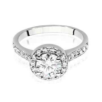 Inel Aur 14K cu Diamante de Laborator 1.38 ct - Img 5