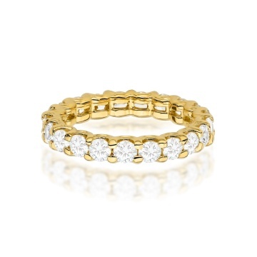 Inel Aur 14K cu Diamante de Laborator 1.52 ct - Img 2