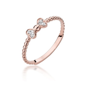 Inel Aur 14K cu Diamante Naturale 0.03 ct - Img 7