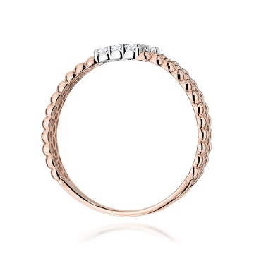 Inel Aur 14K cu Diamante Naturale 0.13 ct - Img 7