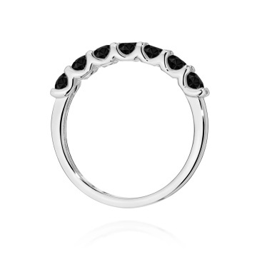 Inel Aur 14K cu Diamante Naturale Negre 0.84 ct - Img 11