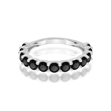 Inel Aur 14K cu Diamante Naturale Negre 1.56 ct - Img 10