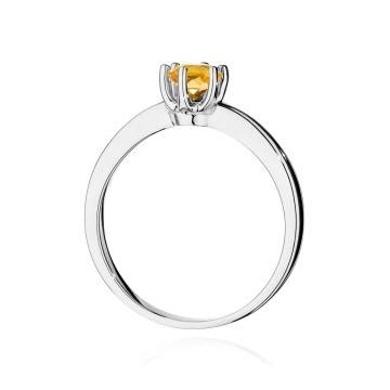 Inel Aur 9K cu Citrin 0.50 ct - Img 7