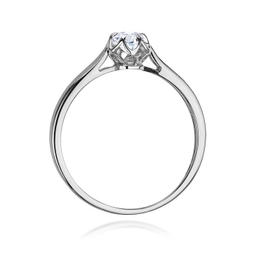 Inel Aur 9K cu Diamant de Laborator 0.15 ct - Img 7