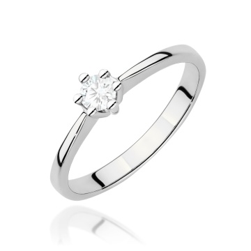 Inel Aur 9K cu Diamant de Laborator 0.15 ct - Img 5