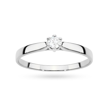 Inel Aur 9K cu Diamant de Laborator 0.20 ct - Img 8