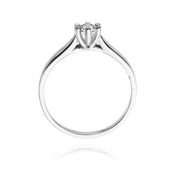 Inel Aur 9K cu Diamant Natural 0.23 ct - Img 7