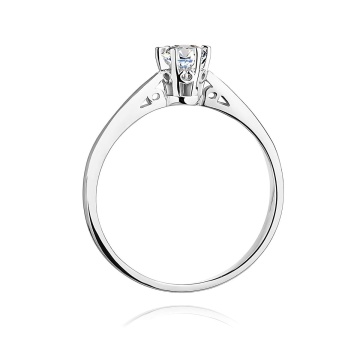 Inel Aur 9K cu Diamant Natural 0.30 ct - Img 7