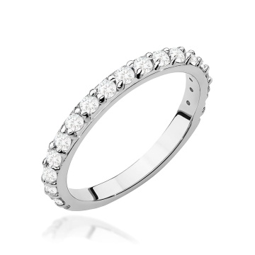 Inel Aur 9K cu Diamante de Laborator 0.34 ct - Img 5