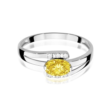 Inel Aur 9K cu Diamante de Laborator 0.55 ct - Img 6