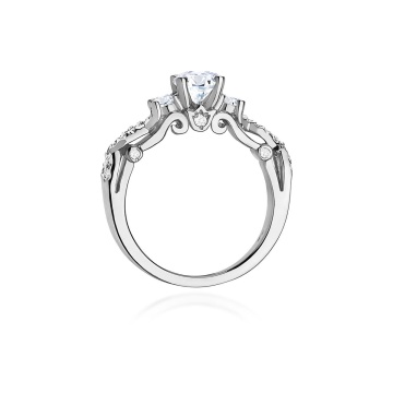 Inel Aur 9K cu Diamante de Laborator 1.04 ct - Img 7