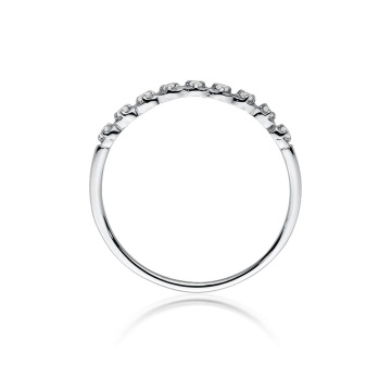 Inel Aur 9K cu Diamante Naturale 0.05 ct - Img 7