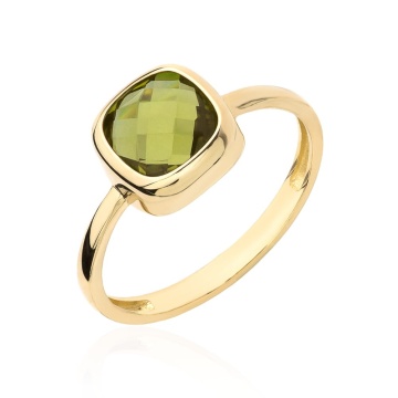 Inel Elegant Din Aur 14K Cu Piatră Zultanite Care Își Schimbă Culoarea - Img 2