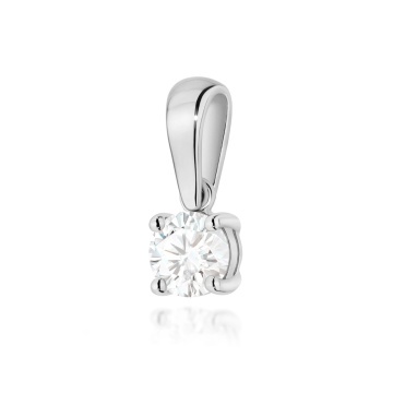 Pandantiv Aur 14K cu Diamant de Laborator 0.70 ct - Img 9