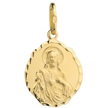 Pandantiv Aur 14k cu Fecioara Maria si Iisus - Img 2