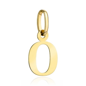 Pandantiv Aur 14K cu Litera O, 25x14 mm - Img 4
