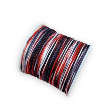 Rola snur 100m x 0.8mm - multicolor royal red - Img 2