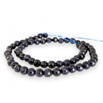 Sirag Purple Goldstone fatetat 6mm - Img 2