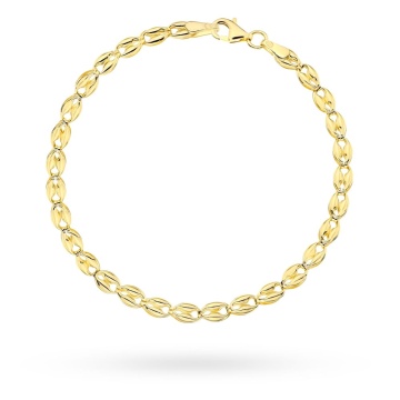 Brățară Delicată din Aur 14K cu Design Oval