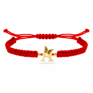 Brățară Inițială Butterfly din aur 14K - Img 5