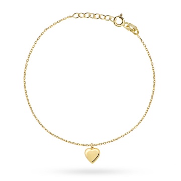 Bratara Lant cu Inima- Aur 14k - Img 2
