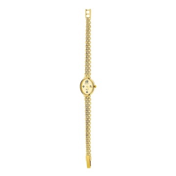 Ceas Aur 14K cu Cadran Oval