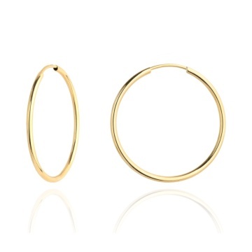 Cercei Creole Aur 14k, 4.5 cm