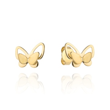 Cercei Fluture din Aur 14k - Img 2