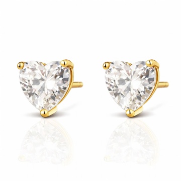 Cercei Love&Care din Inox placați cu Aur 18K