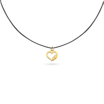 Choker Heart Collection Bebeluș din AUR 14K