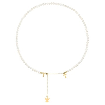 Choker My Angel din AUR 14K și Perle de Cultură - Img 2