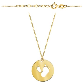 Colier Aur 14k cu Picioruse - Img 2