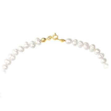 Colier Sunshine Pearl cu perle de cultura și Soare din Aur 14K - Img 2