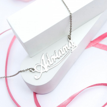 Colier Underline din argint 925 personalizat cu nume - Img 2