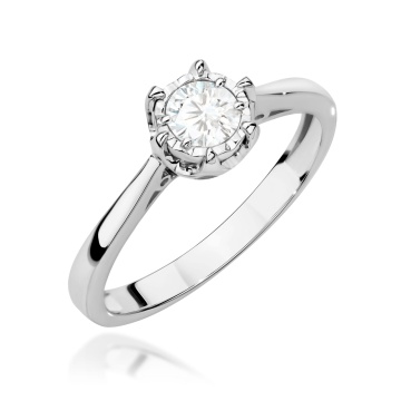 Inel Aur 14K cu Diamant de Laborator 0.30 ct - Img 9