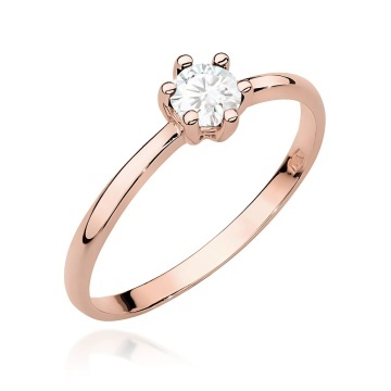 Inel Aur 14K cu Diamant de Laborator 0.30 ct - Img 5