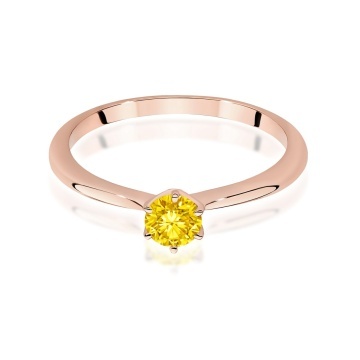 Inel Aur 14K cu Diamant de Laborator 0.50 ct - Img 6