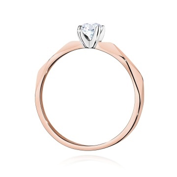 Inel Aur 14K cu Diamant Natural 0.25 ct - Img 7
