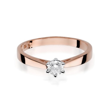 Inel Aur 14K cu Diamant Natural 0.25 ct - Img 8